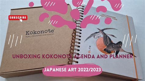 Unboxing Kokonote Agenda and Planner .